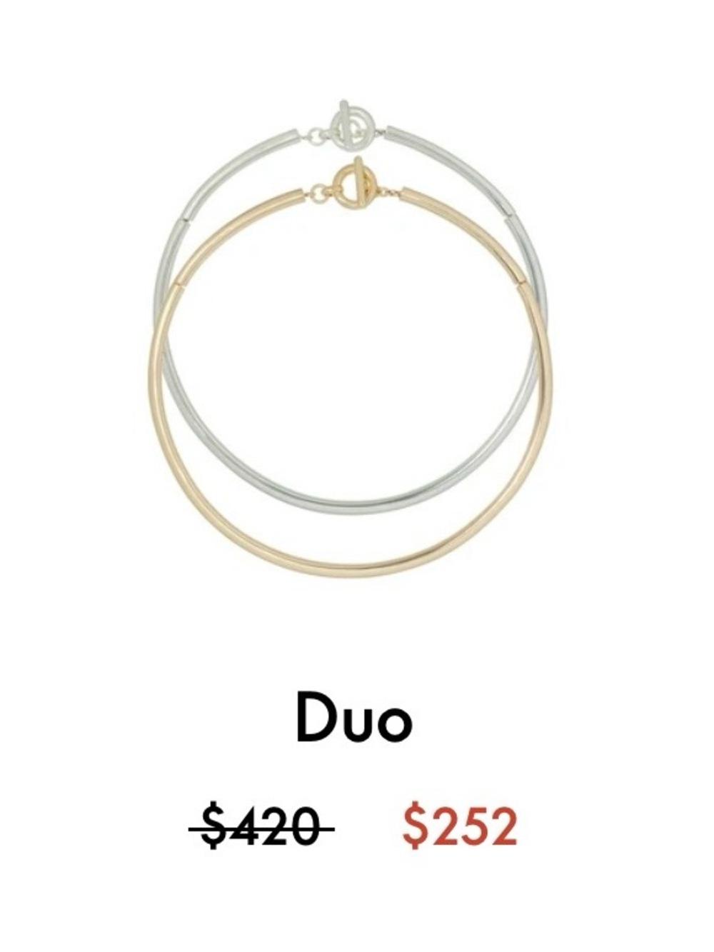 ROXANNE ASSOULIN The Double Tubular Collar firm price